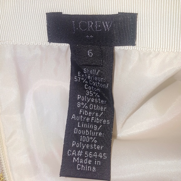 J CREW MINI SKIRT Amazing Metallic Strips - Picture 5 of 7